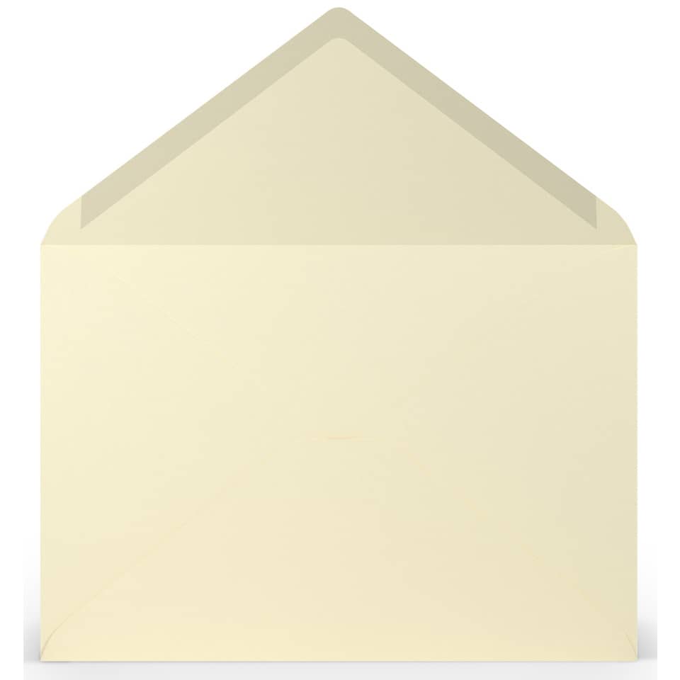 Briefumschlag Coloretti, C5, 80g/m², nassklebend, 5 Stück, creme RÖSSLER 220711512 COLORETTI 220711512