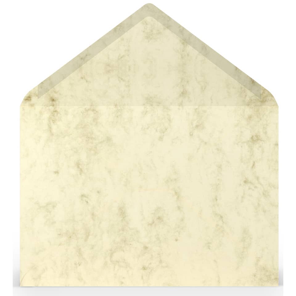 Briefumschlag Coloretti, C5, 80g/m², nassklebend, 5 Stück, chamois marmora RÖSSLER 220711506 COLORETTI 220711506