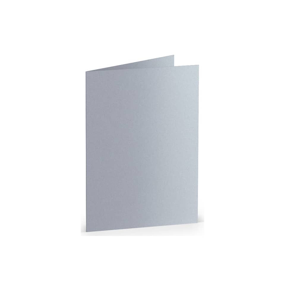 Briefkarte Paperado, A7hd, 220g/m², marble white metallic RÖSSLER 164009302 RÖSSLER 164009302  74x105mm metallic