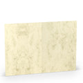 Briefkarte Paperado, B6hd, 220g/m², planliegend, chamois marmora RÖSSLER 16407206 RÖSSLER 16407206  240x169mm gerippt