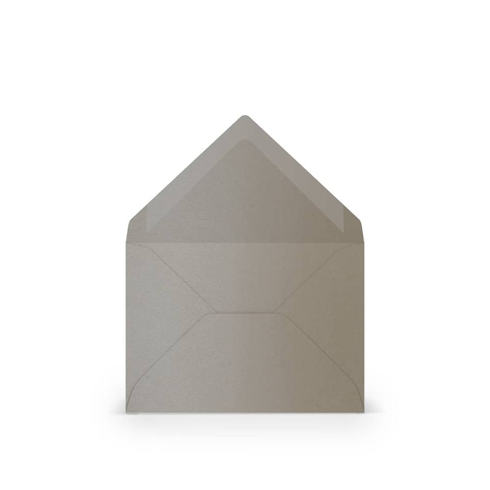 Briefumschlag Paperado, C7, 100g/m², SF, nassklebend, taupe metallic RÖSSLER 164007411 RÖSSLER 164007411  81x114mm
