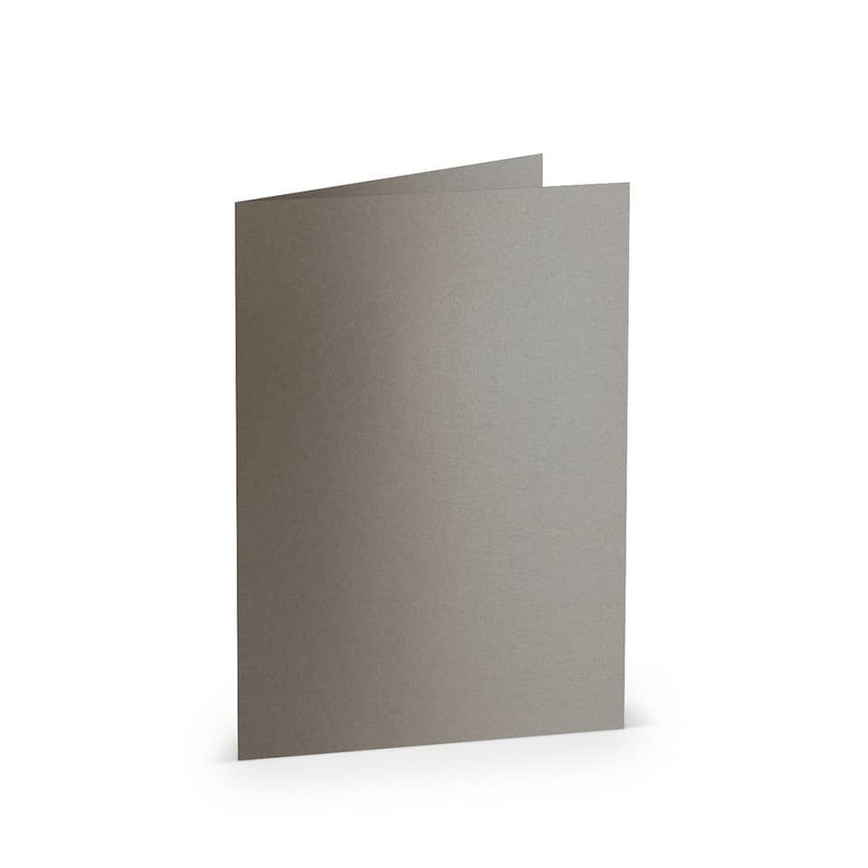Briefkarte Paperado, A6hd, 220g/m², taupe metallic RÖSSLER 164006411 RÖSSLER 164006411 105x148mm