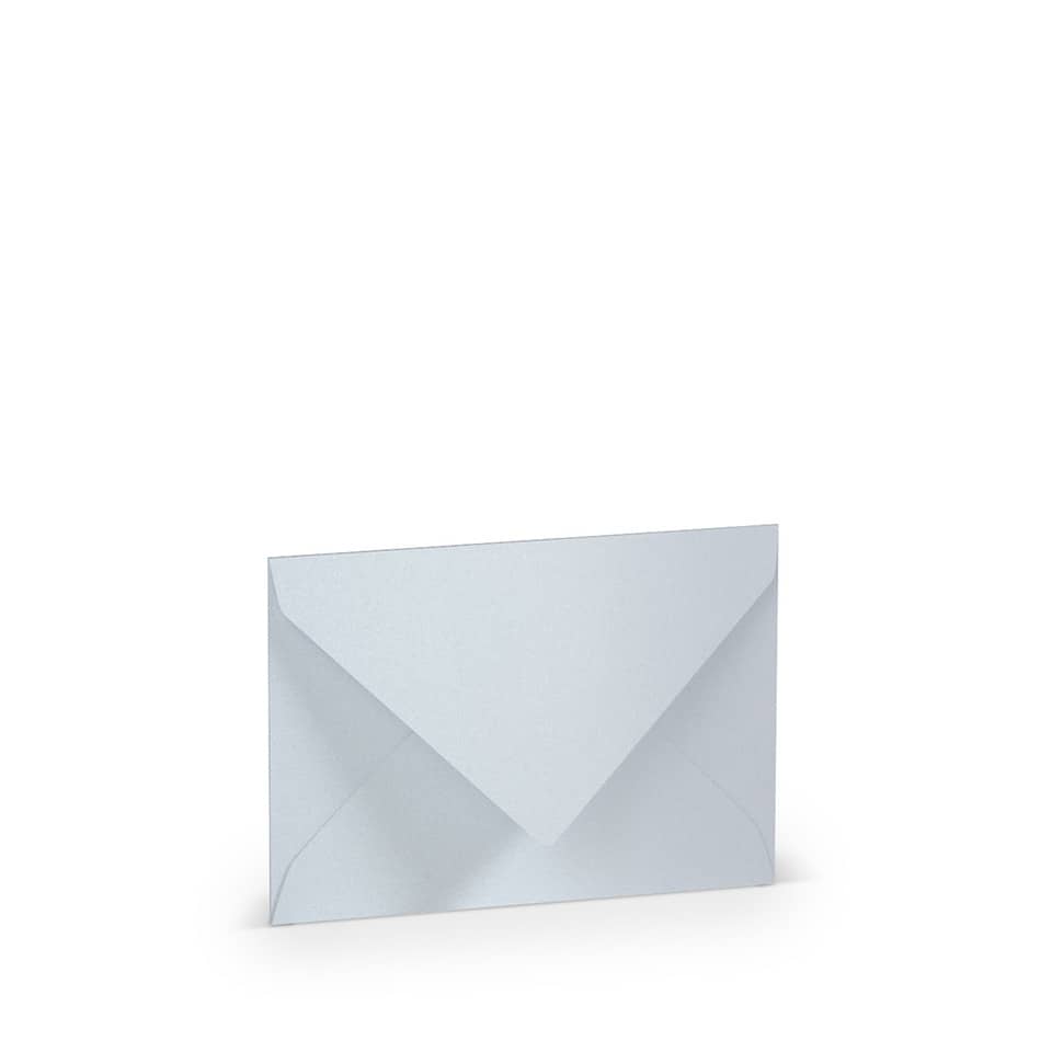 Briefumschlag Paperado, C7, 100g/m², nassklebend, marble white metallic RÖSSLER 164007302 RÖSSLER 164007302   81x114 mm