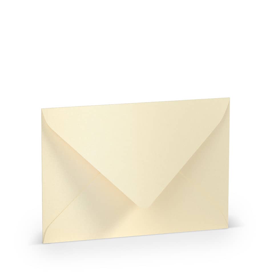 Briefumschlag Paperado, C6, 120g/m², nassklebend, candle light metallic RÖSSLER 164005303 RÖSSLER 164005303   114x162 mm