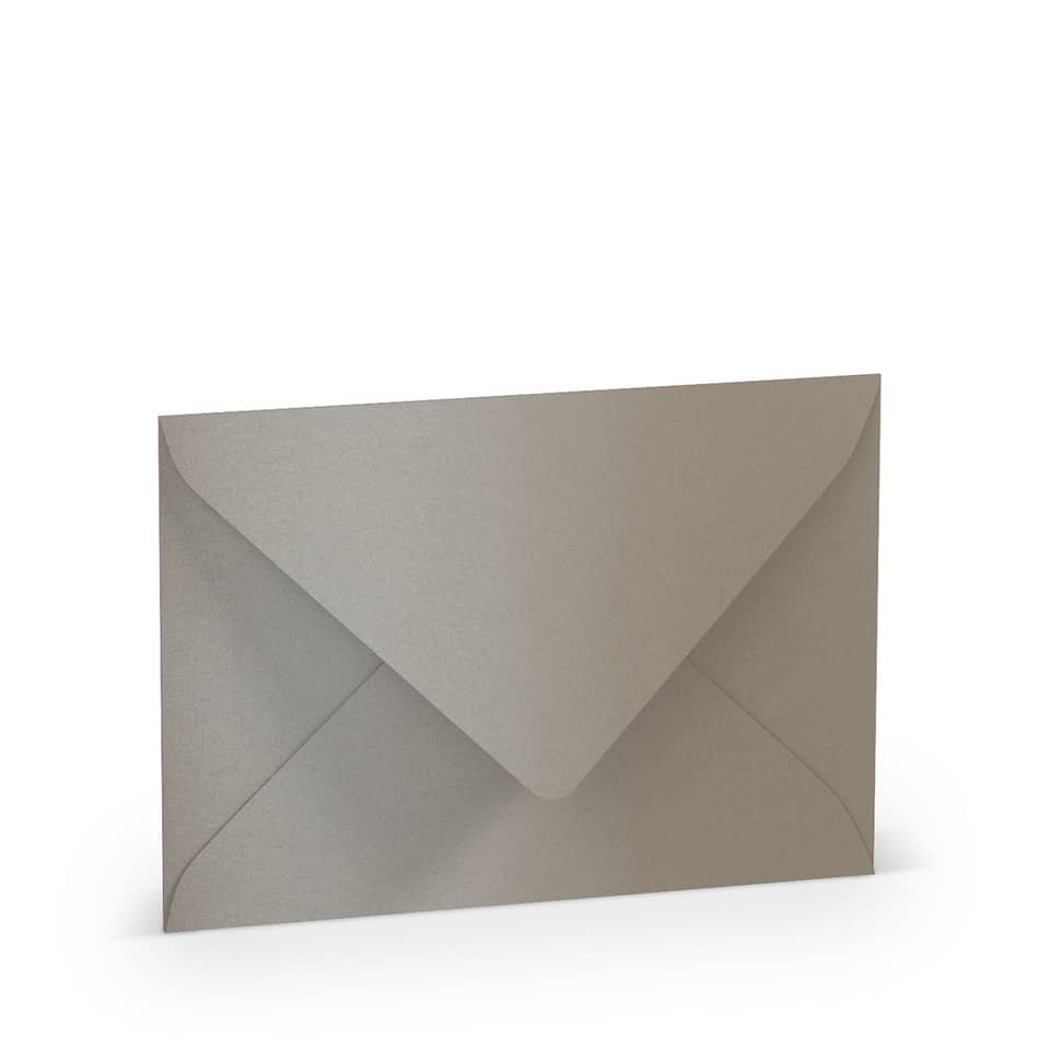 Briefumschag Paperado, C6, 100g/m², taupe metallic RÖSSLER 164005411 RÖSSLER 164005411  114x162mm