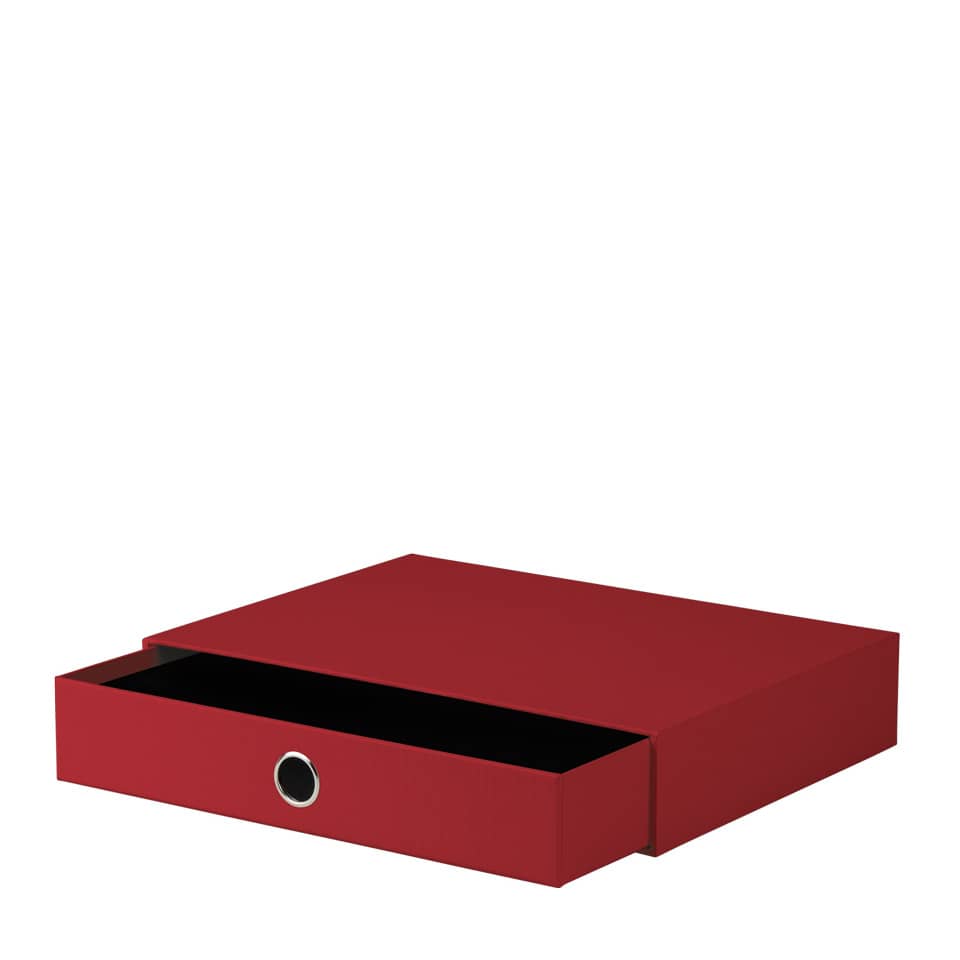 Schubladenbox Soho, A4, 4er, rot RÖSSLER 1524452360