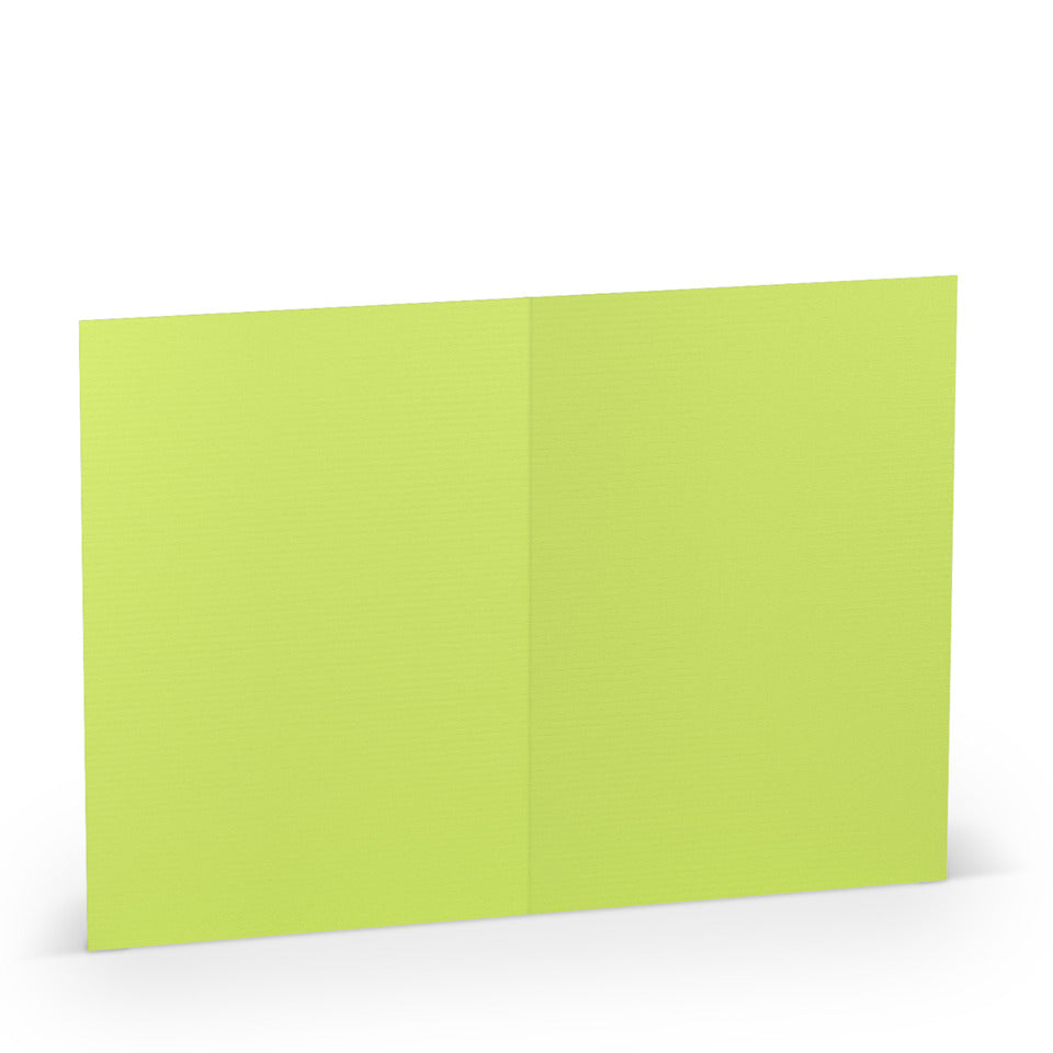 Briefkarte Paperado, A6hd, 220g/m², planliegend, maigrün RÖSSLER 16407022 RÖSSLER 16407022  105x148mm gerippt