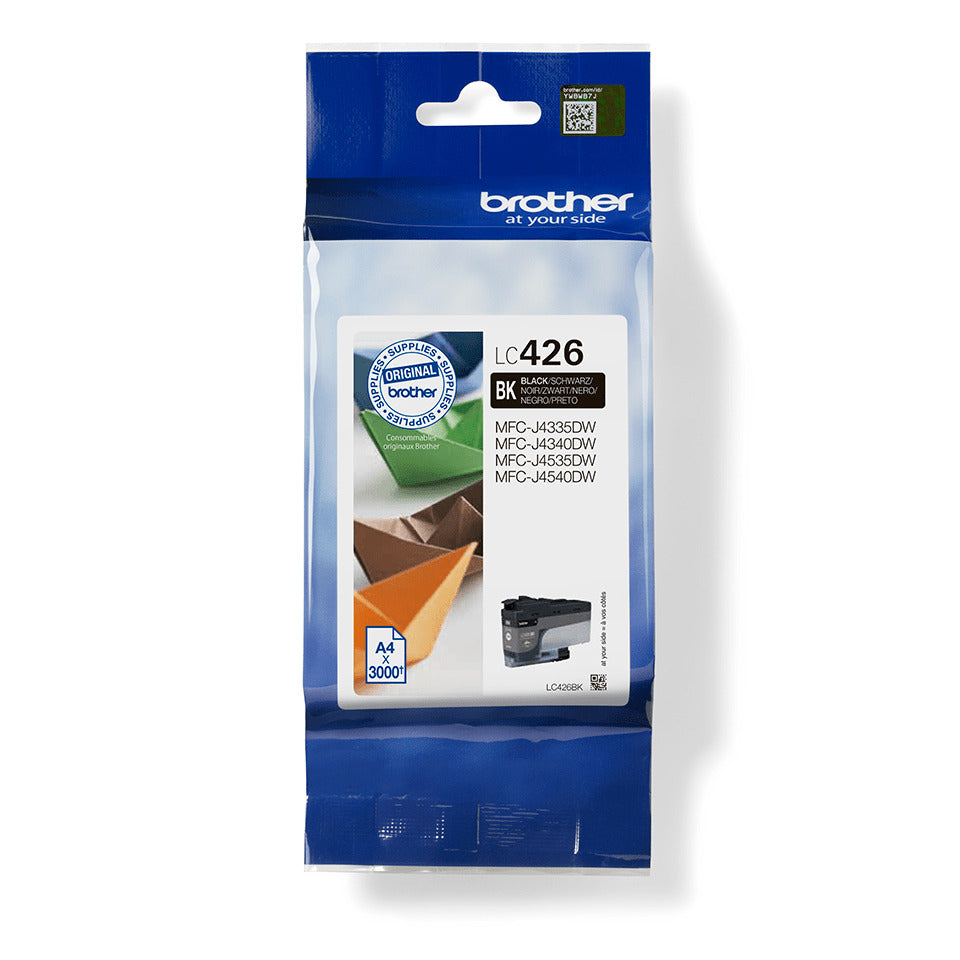 Inkjetpatrone, schwarz BROTHER LC426BK