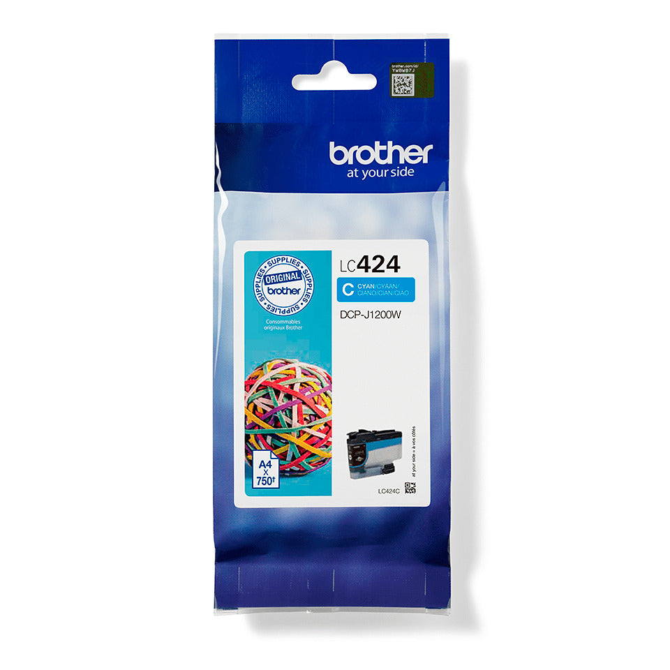 Inkjetpatrone, cyan BROTHER LC424C