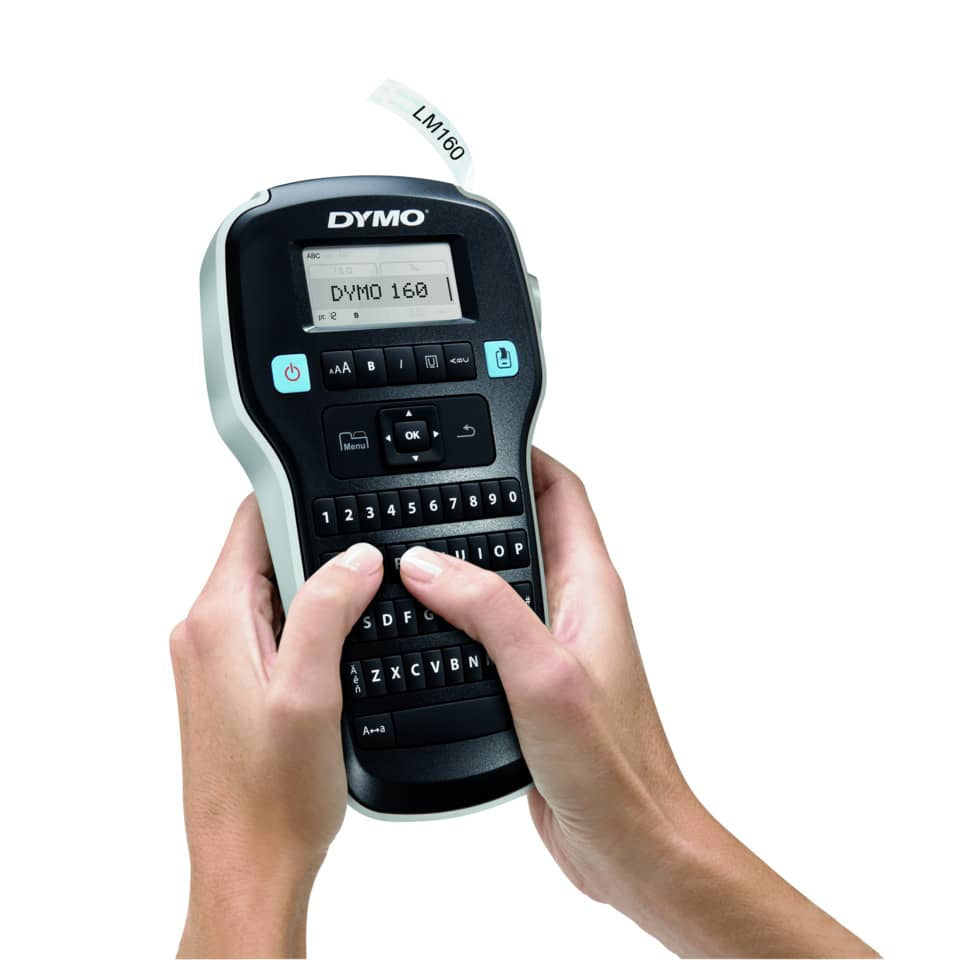 Beschriftungsgerät LabelManager™ 160, QWERTZ-Tastatur, schwarz/silber DYMO 2174611 DYMO 2174611 QWERTZ-Tastatur