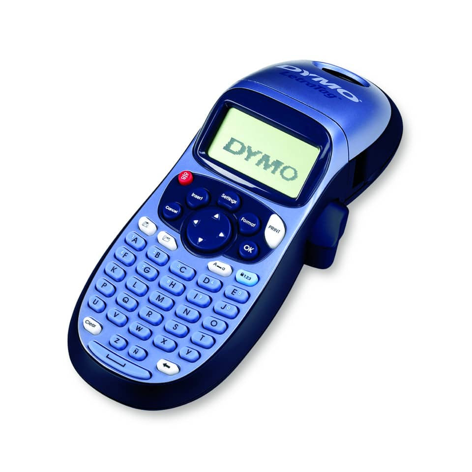 Beschriftungsgerät LetraTag® 100H, ABC-Tastatur, Thermodirektdruck, schwarz/blau DYMO 2174576 DYMO 2174576 ABC-Tastatur