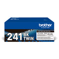 Lasertoner, 2 x 2.500 Seiten, 2 Stück, schwarz BROTHER TN241BKTWIN