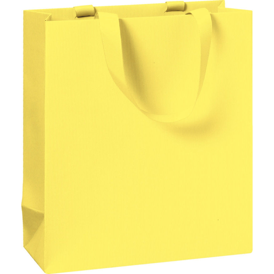 Geschenktragetasche One Colour, 21x18x8cm, gelb STEWO 2543785596 STEWO 2543 7855 96  21x18x8cm