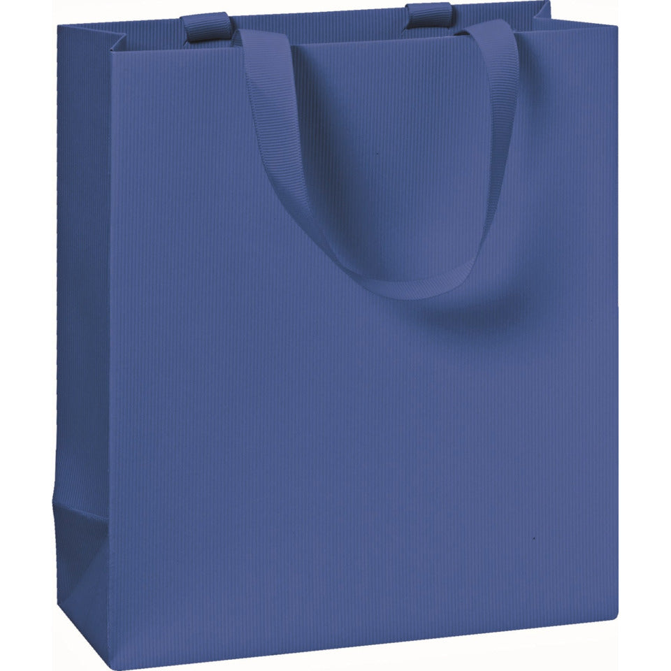 Geschenktragetasche One Colour, 21x18x8cm, dunkelblau STEWO 2543782996 STEWO 2543 7829 96  21x18x8cm