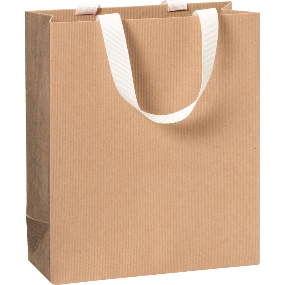 Geschenktragetasche One Colour, 21x18x8cm, hellbraun STEWO 2543644896 STEWO 2543 6448 96  21x18x8cm