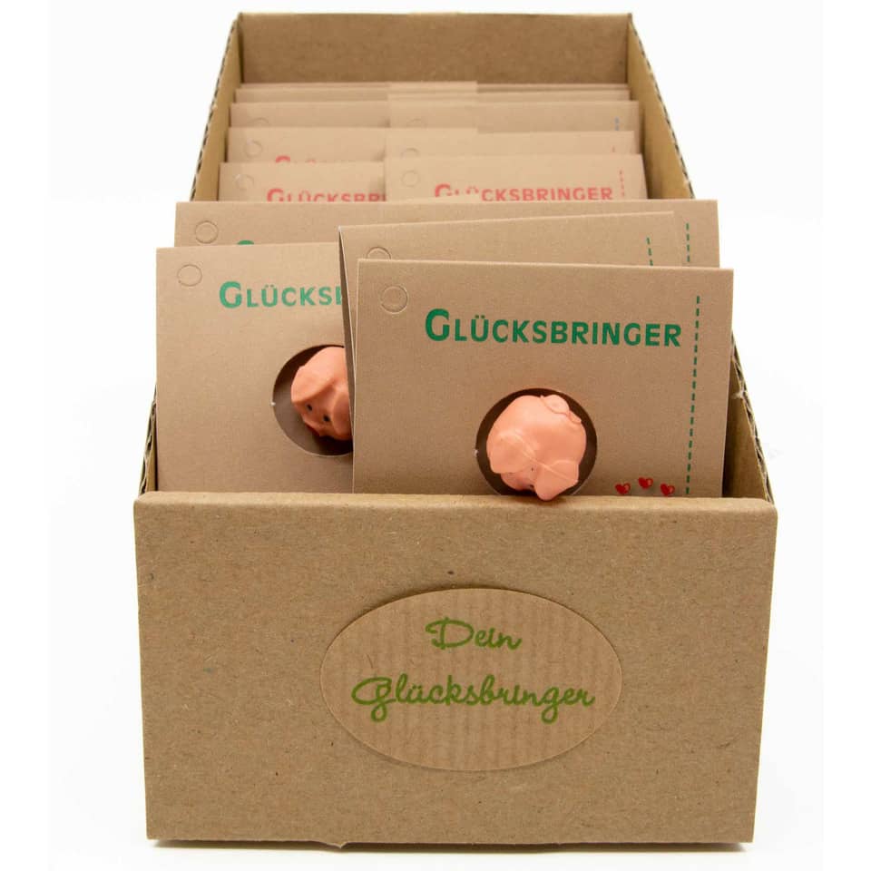 Glücksbotschaften mit Schwein, sortiert MANUFAKTUR LOCNIKAR 0110