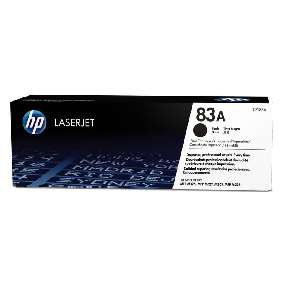 Lasertoner Nr. 83A, 1.500 seiten, schwarz HP CF283A