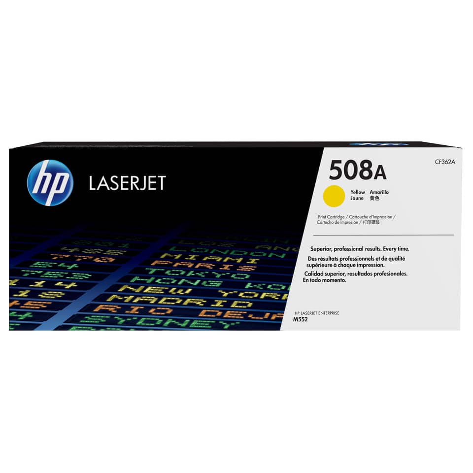 Lasertoner Nr. 508A, 5.000 Seiten, yellow HP CF362A