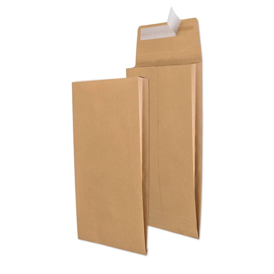 Versandtasche, C5, 110g/m², Haftklebend, 250 Stück, braun MAILMEDIA 30007433 MAILMEDIA 30007433 250ST m.Falte 20mm