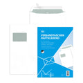 Versandtasche mit Fenster und Innendruck, C4, 120g/m², Haftklebend, 10 Stück, weiß MAILMEDIA 30002514 30002514 10ST Offset m.Innendruck