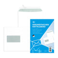 Versandtasche mit Fenster, C5, 90g/m², Haftklebend, 10 Stück, weiß MAILMEDIA 30002469 30002469 10ST