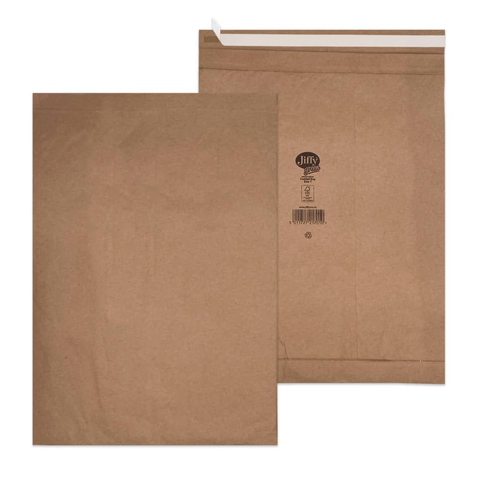 Polsterversandtasche, Typ 7, 356x483mm, braun JIFFY 30001317