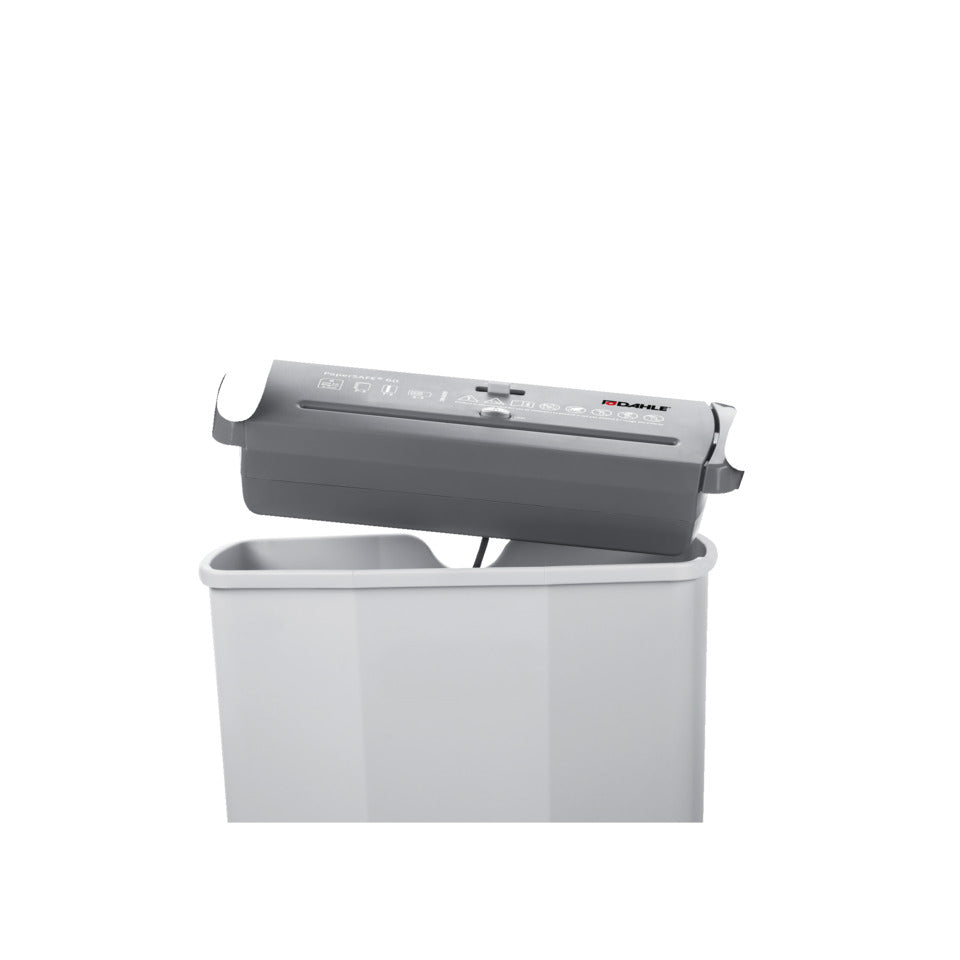 Aktenvernichter PaperSAFE® 60, Streifenschnitt 6mm, P2, 6 Blatt, grau DAHLE 23060-16167