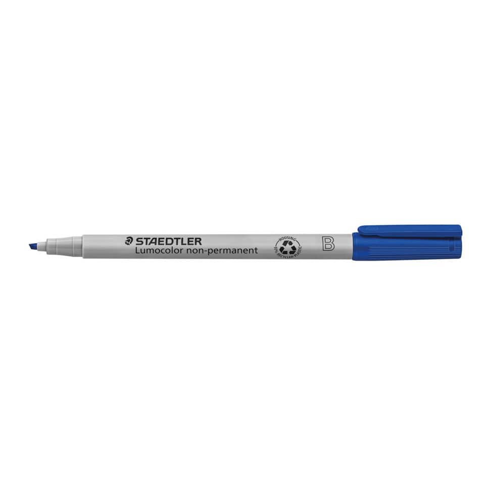 Folienstift Lumocolor® non-permanent, ca. 1.0 mm oder 2.5 mm, blau STAEDTLER 312-3 STAEDTLER 312-3 nonperm.