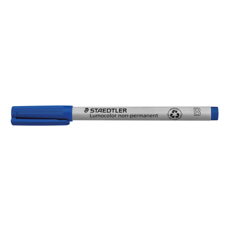 Folienstift Lumocolor® non-permanent, ca. 1.0 mm oder 2.5 mm, blau STAEDTLER 312-3 STAEDTLER 312-3 nonperm.