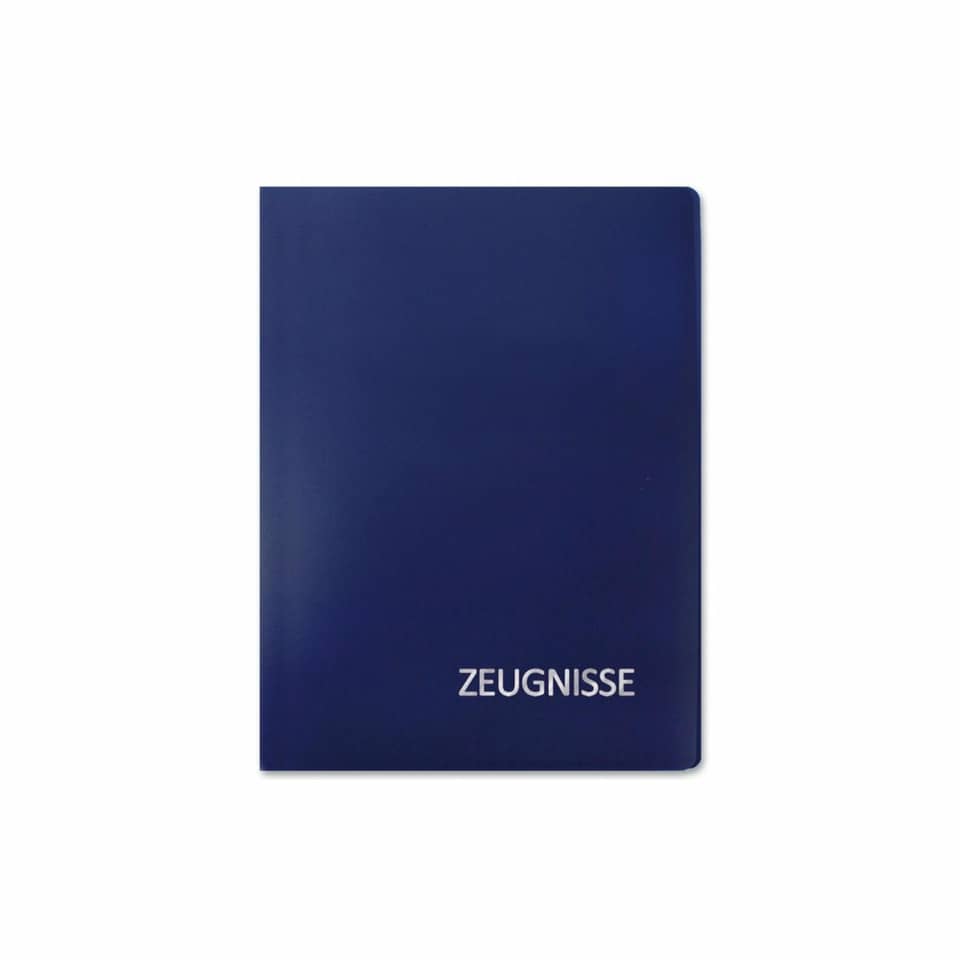 Zeugnismappe Basic, 31,5 x 23 cm, PP, blau ROTH 88572 ROTH 88572 31,5x23cm
