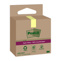 Haftnotizblock Super Sticky Recycling Notes aus 100% recyceltem Papier, 47,6 x 47,6 mm, gelb, 3 x 70 Blatt POST-IT 622 RSS3CY POST-IT 622 RSS3CY 47,6x47,6mm Super