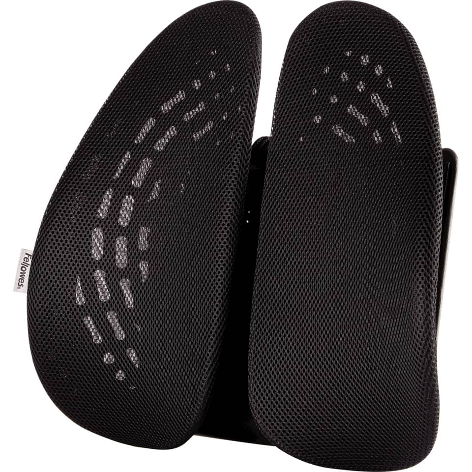 Rückenstütze Back Angel(TM), 380 x 440 x 140 mm, verstellbar, schwarz FELLOWES 8026401