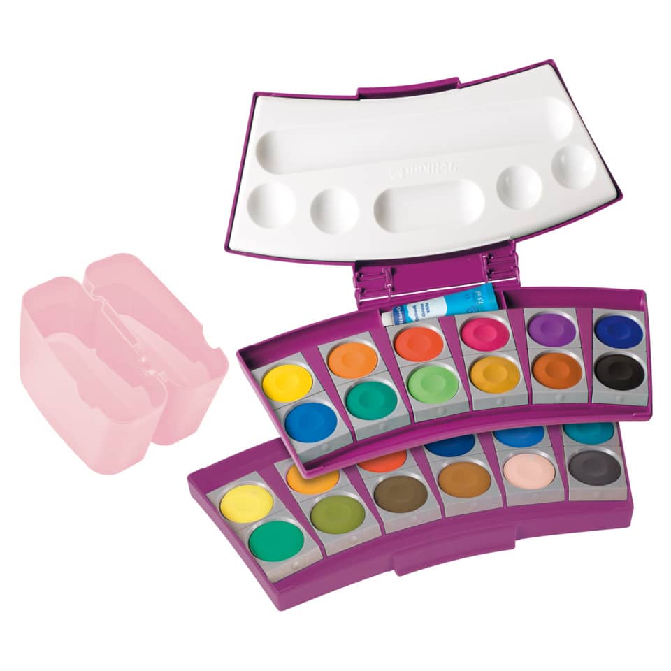 Farbkasten ProColor® 735 PC/24, 24 Farben, beere/rosa PELIKAN 300008243 PELIKAN 300008243 701211 735/24