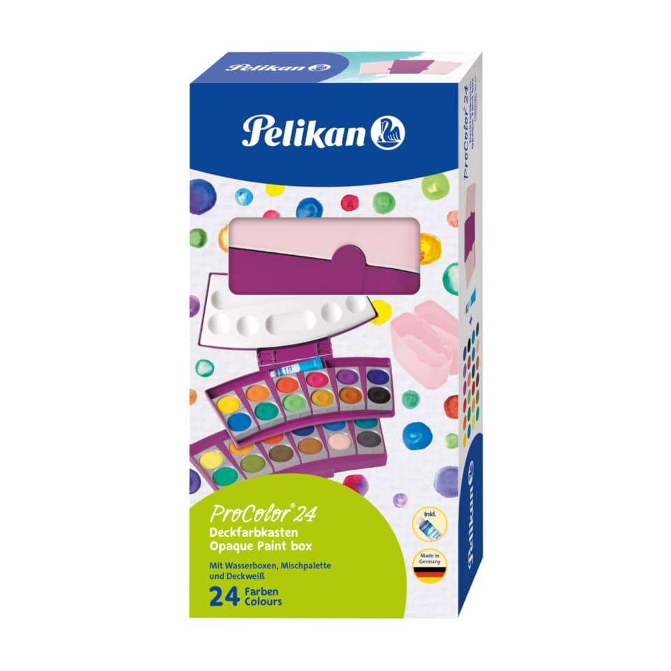 Farbkasten ProColor® 735 PC/24, 24 Farben, beere/rosa PELIKAN 300008243 PELIKAN 300008243 701211 735/24