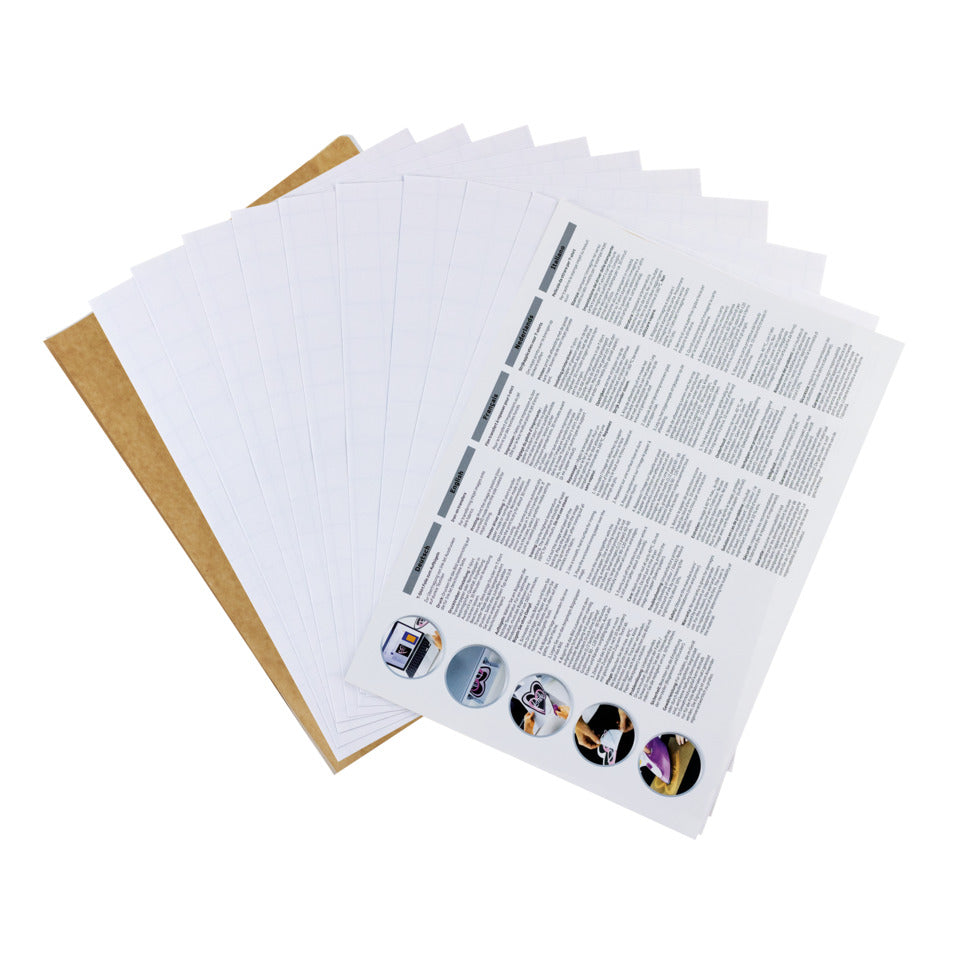 Inkjet Bügelfolie, A4, 10 Blatt für dunkle Textilien HERMA 4527 HERMA 4527 für dunkle und schwarze Text