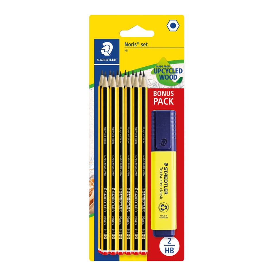 Bleistift Noris® 120 mit Textsurfer 364 HB, 12 Stück STAEDTLER 120 BK12P1 STAEDTLER 120 BK12P1 +Textsurfer