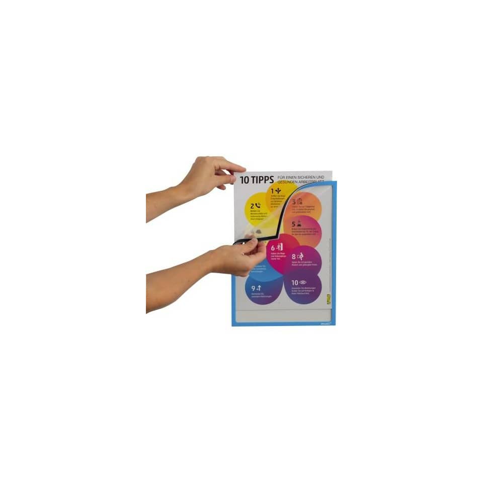 Informationsrahmen, A4, 5 Stück, blau ULTRADEX 889007