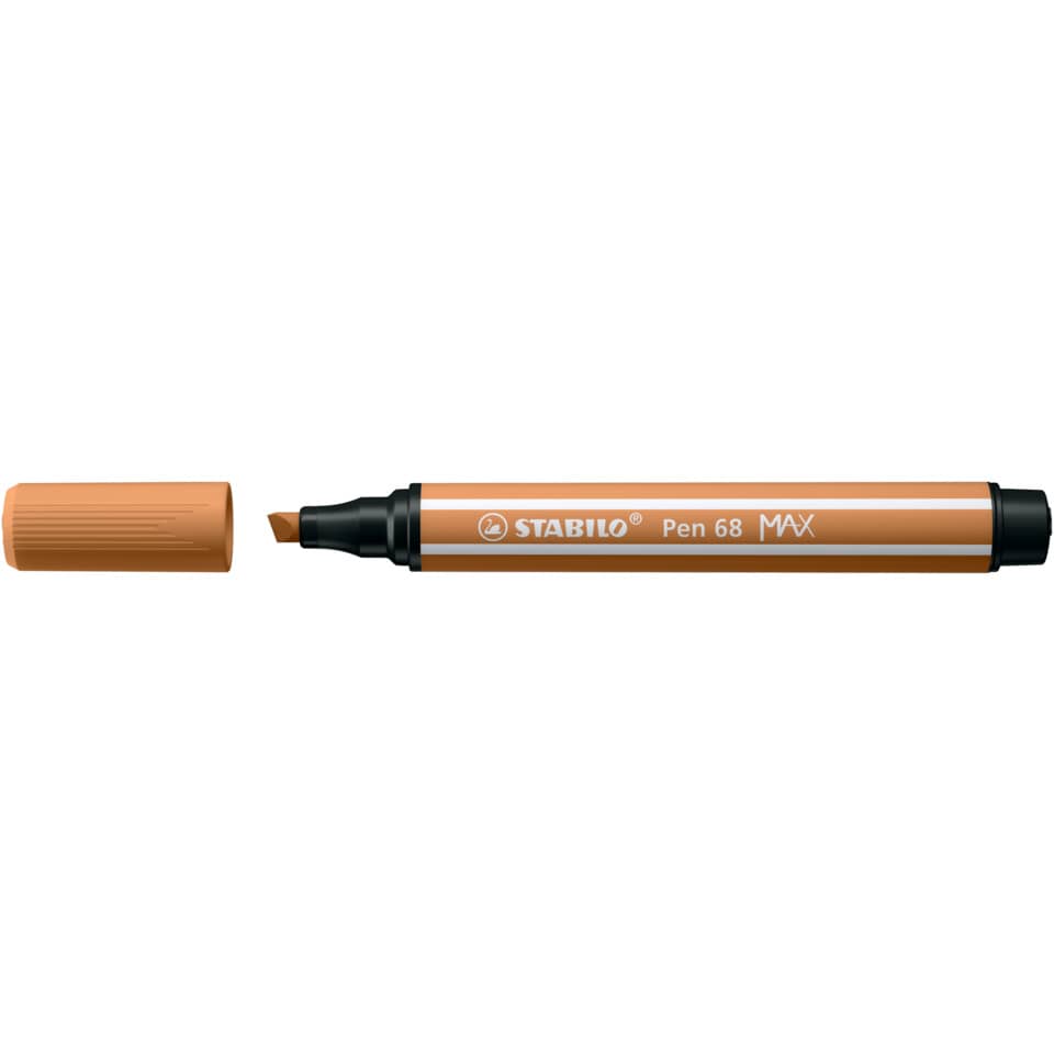 Faserschreiber Pen 68 MAX, 1 + 5 mm, Keilspitze, ocker dunkel STABILO 768/89