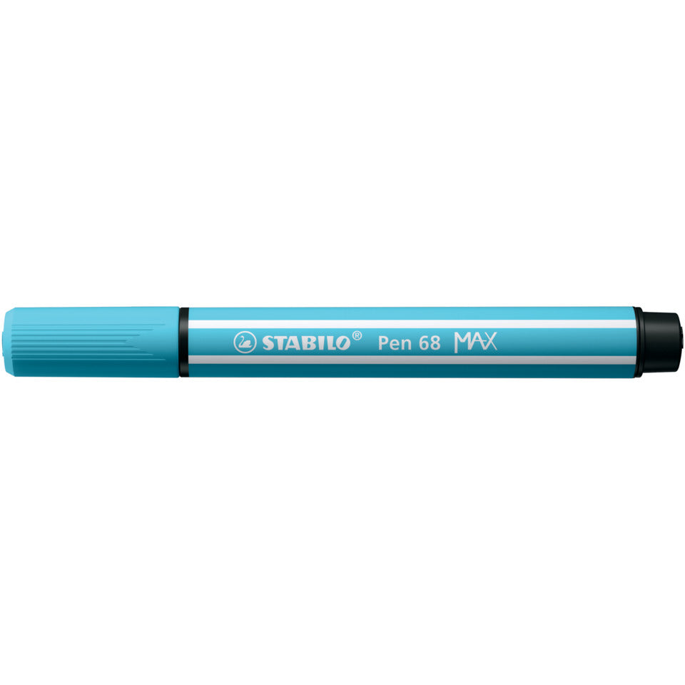 Faserschreiber Pen 68 MAX, 1 + 5 mm, Keilspitze, azurblau STABILO 768/57