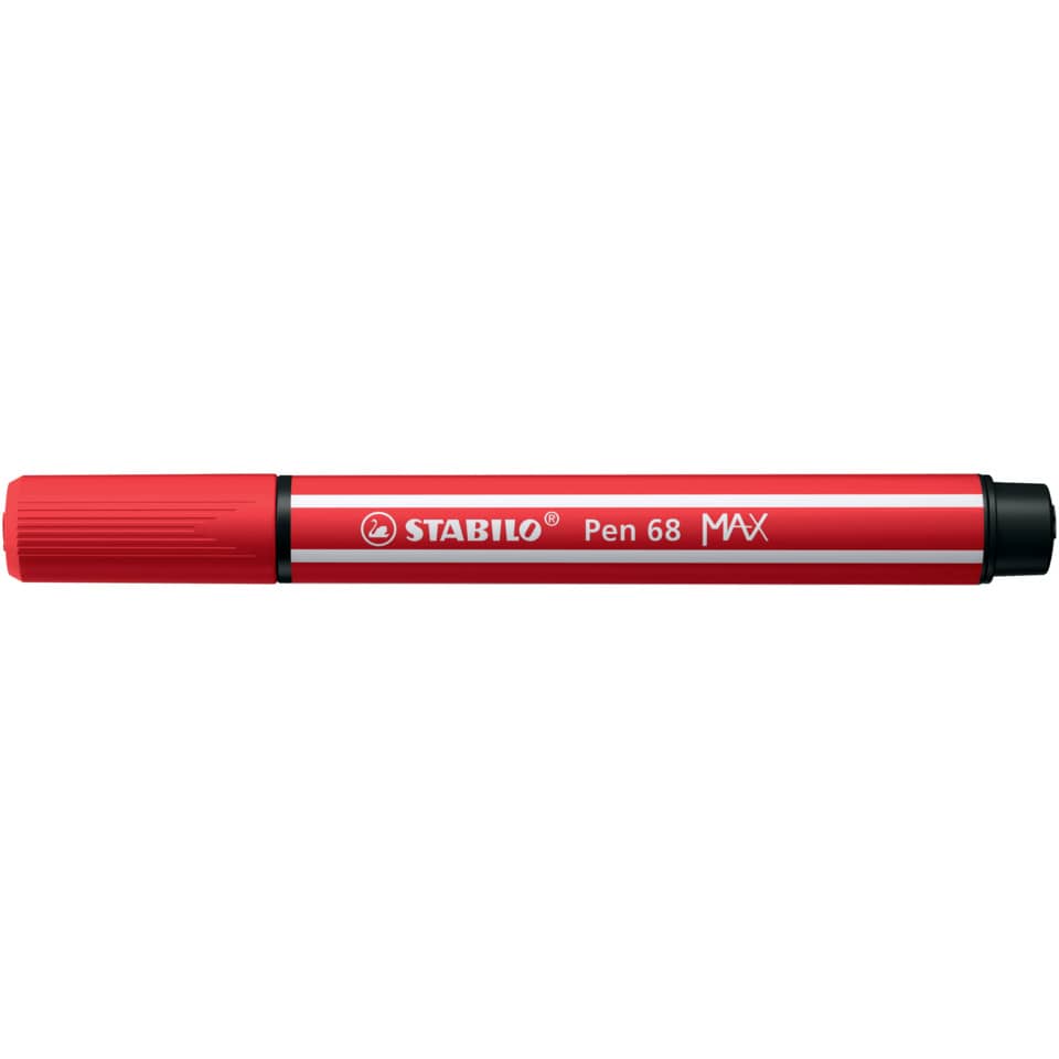 Faserschreiber Pen 68 MAX, 1 + 5 mm, Keilspitze, karmin STABILO 768/48