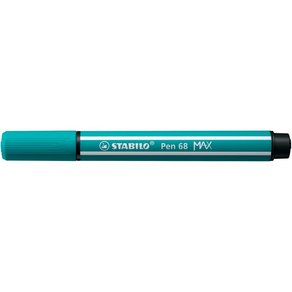 Faserschreiber Pen 68 MAX, 1 + 5 mm, Keilspitze, türkisblau STABILO 768/51