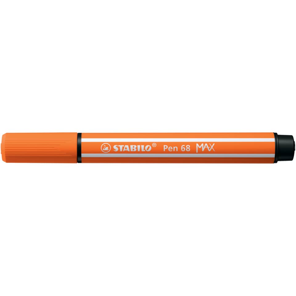 Faserschreiber Pen 68 MAX, 1 + 5 mm, Keilspitze, gelbrot STABILO 768/30