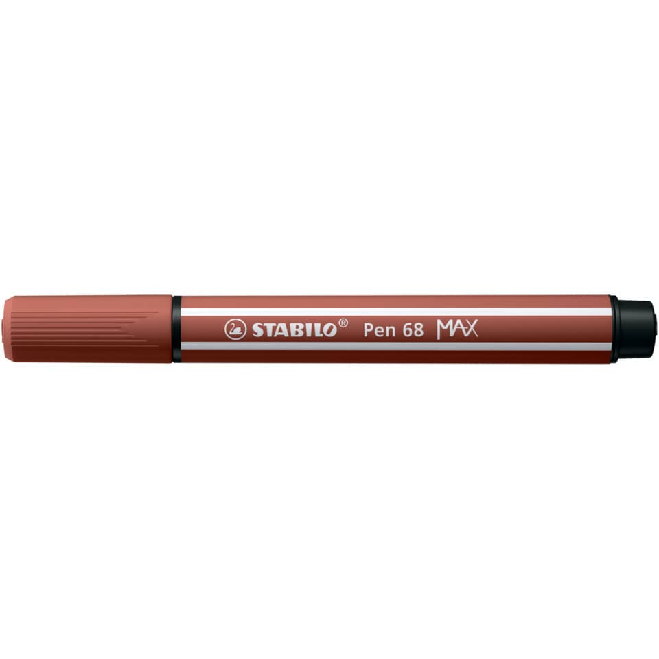 Faserschreiber Pen 68 MAX, 1 + 5 mm, Keilspitze, siena STABILO 768/75
