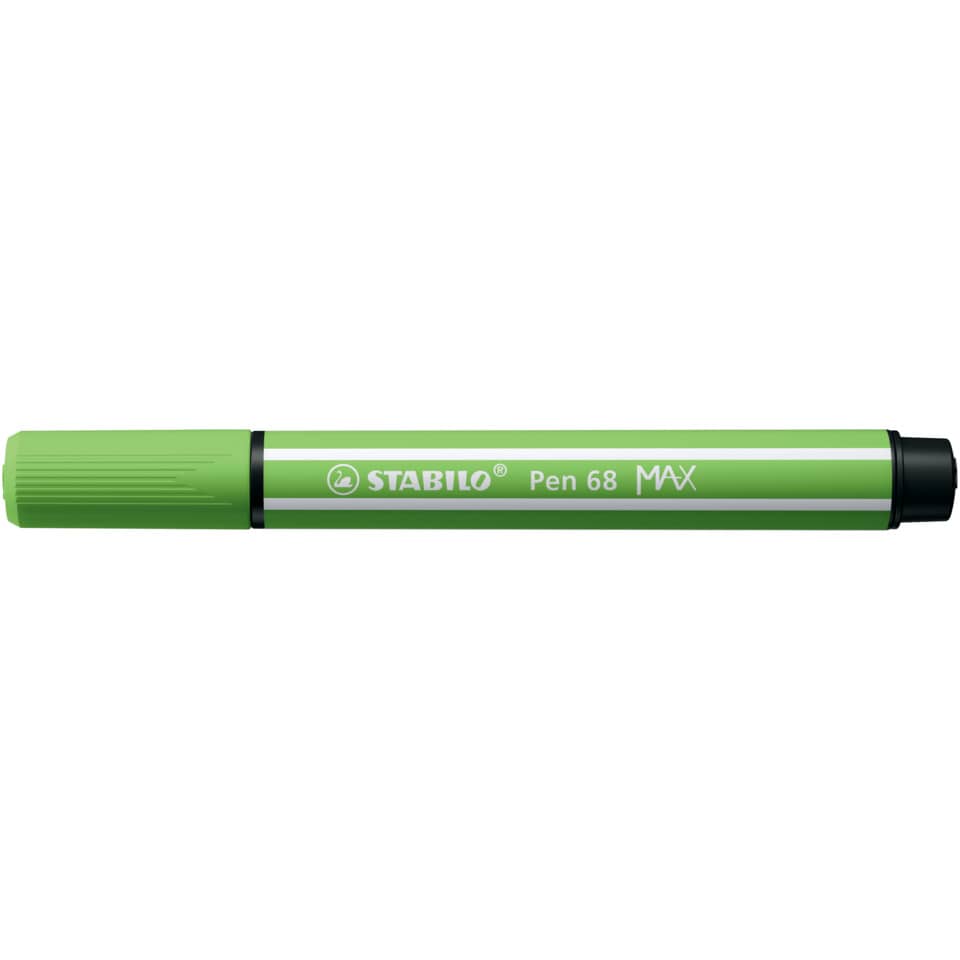 Faserschreiber Pen 68 MAX, 1 + 5 mm, Keilspitze, hellgrün STABILO 768/33