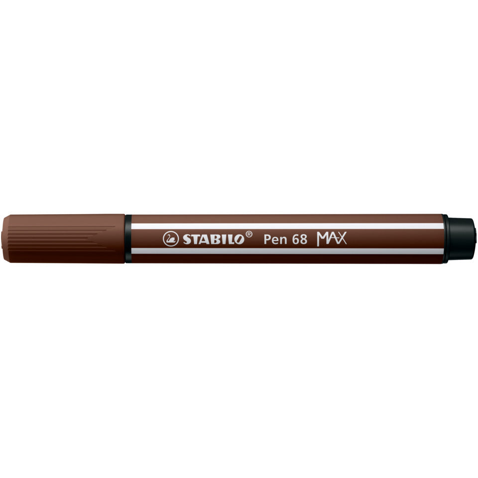 Faserschreiber Pen 68 MAX, 1 + 5 mm, Keilspitze, braun STABILO 768/45