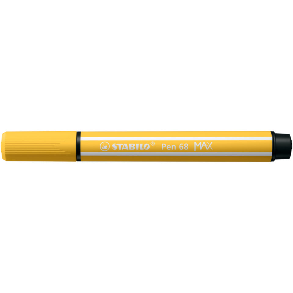 Faserschreiber Pen 68 MAX, 1 + 5 mm, Keilspitze, gelb STABILO 768/44