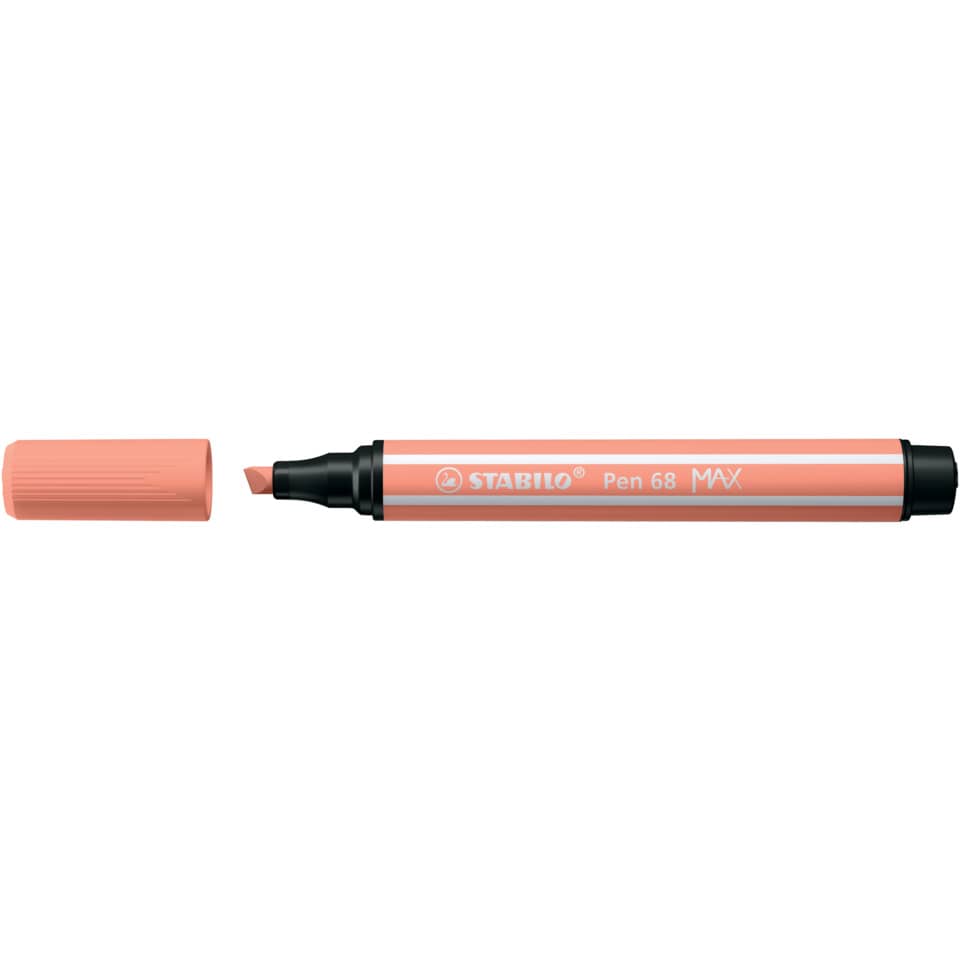 Faserschreiber Pen 68 MAX, 1 + 5 mm, Keilspitze, apricot STABILO 768/26