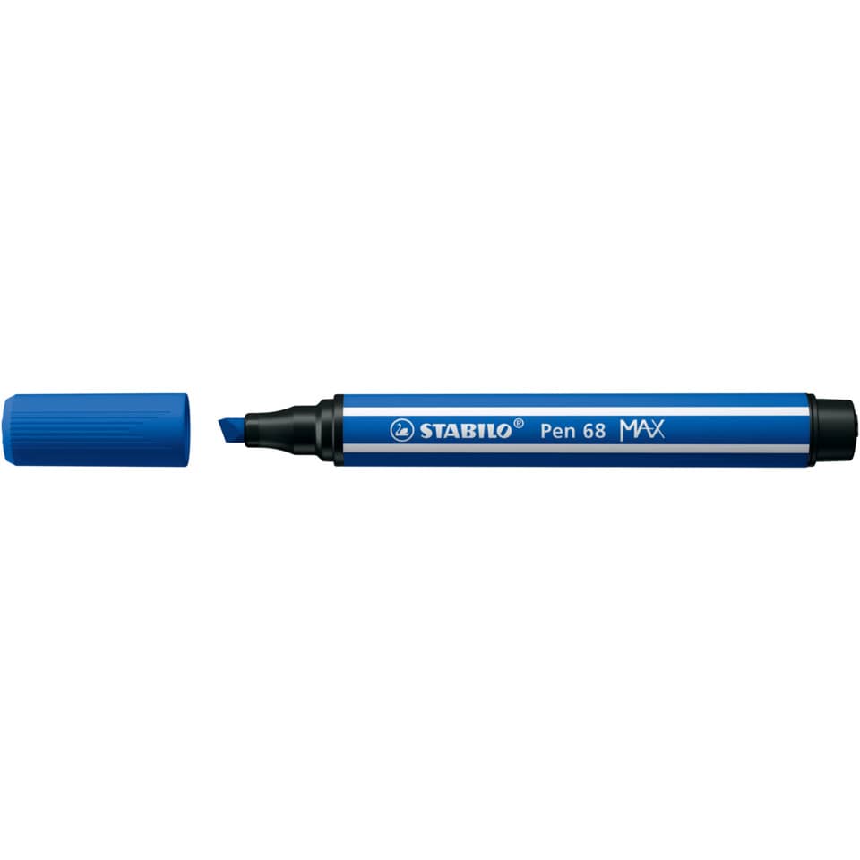 Faserschreiber Pen 68 MAX, 1 + 5 mm, Keilspitze, ultramarinblau STABILO 768/32