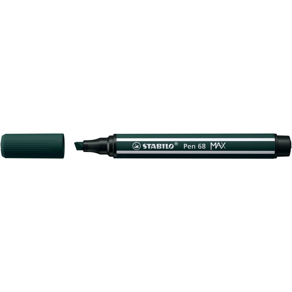 Faserschreiber Pen 68 MAX, 1 + 5 mm, Keilspitze, olivgrün STABILO 768/63
