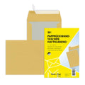 Papprückwandtasche, C5, 90g/m², Haftklebend, 50 Stück, braun MAILMEDIA 30002451 MAILMEDIA 30002451 50ST Papprückwand